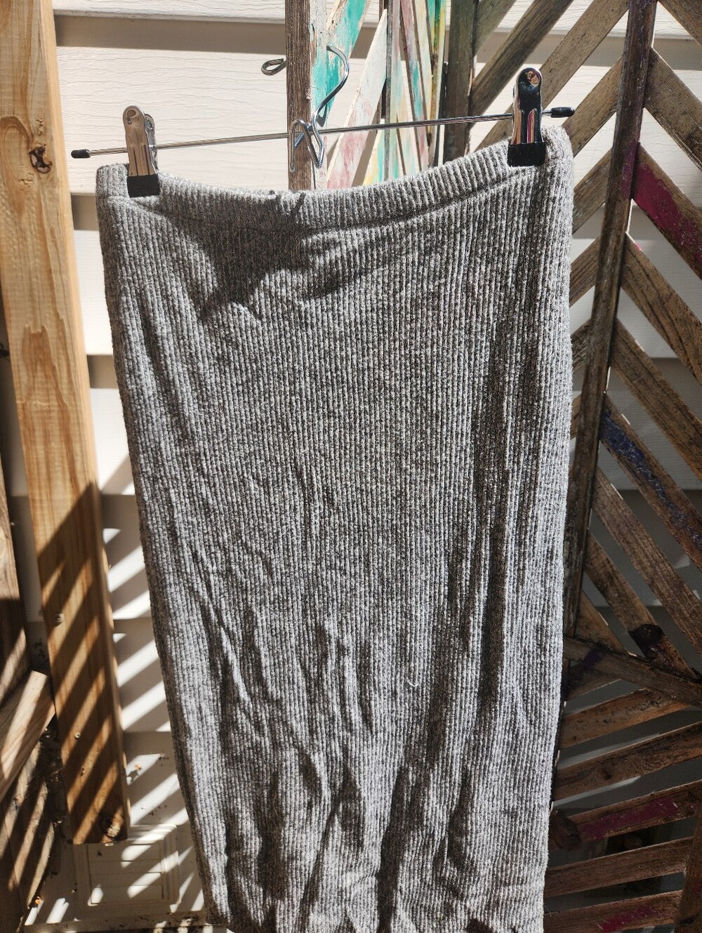 Midi Sweater Pencil Skirt